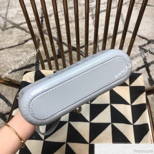 Chanel Gabrielle Clutch on Chain/Mini Bag A94505 Light Blue 2019 (JDH-9032506)