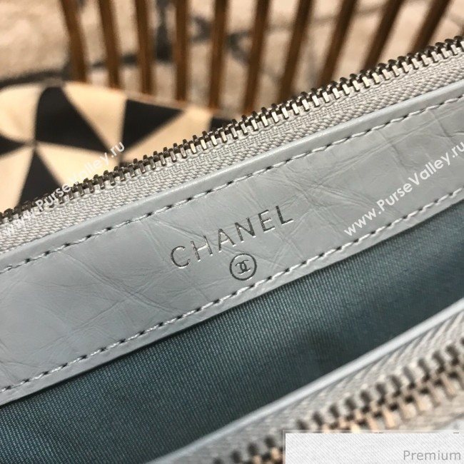 Chanel Gabrielle Clutch on Chain/Mini Bag A94505 Light Blue 2019 (JDH-9032506)