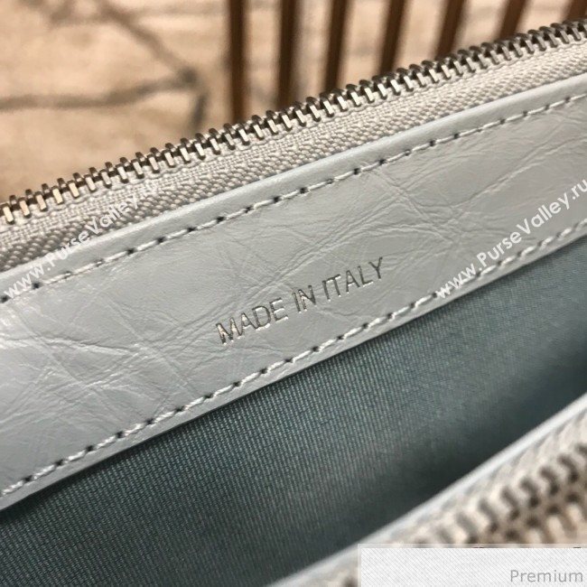 Chanel Gabrielle Clutch on Chain/Mini Bag A94505 Light Blue 2019 (JDH-9032506)