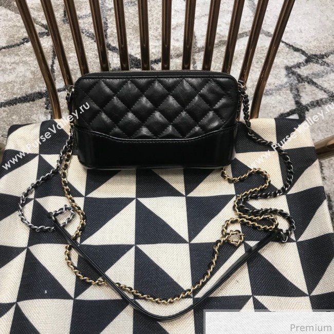 Chanel Gabrielle Clutch on Chain/Mini Bag A94505 Black 2019 (JDH-9032507)