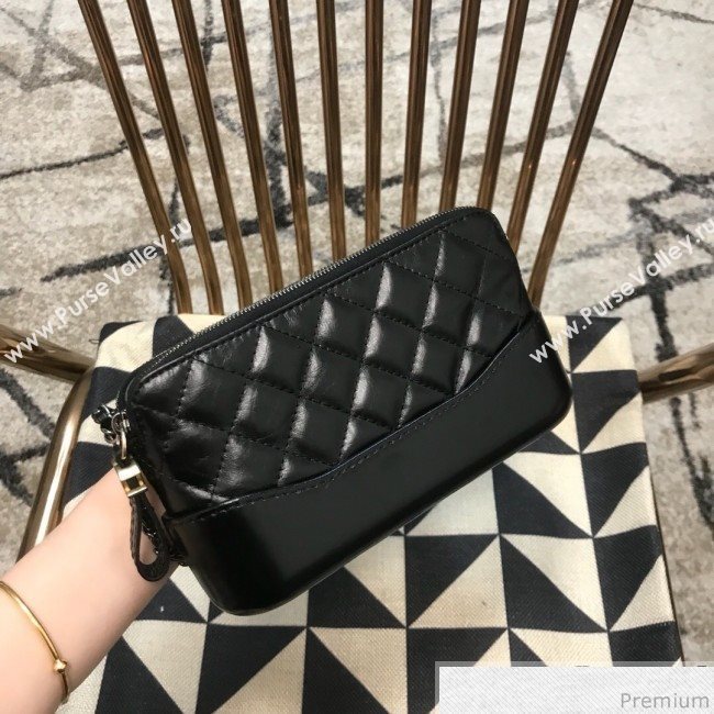 Chanel Gabrielle Clutch on Chain/Mini Bag A94505 Black 2019 (JDH-9032507)