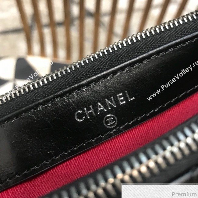Chanel Gabrielle Clutch on Chain/Mini Bag A94505 Black 2019 (JDH-9032507)
