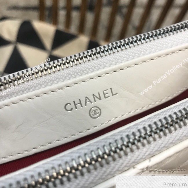 Chanel Gabrielle Clutch on Chain/Mini Bag A94505 White 2019 (JDH-9032508)