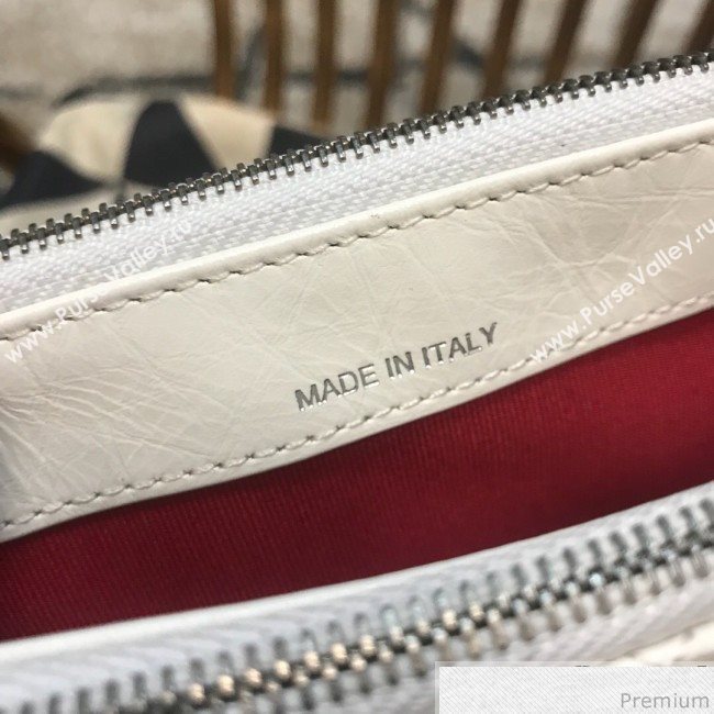 Chanel Gabrielle Clutch on Chain/Mini Bag A94505 White 2019 (JDH-9032508)