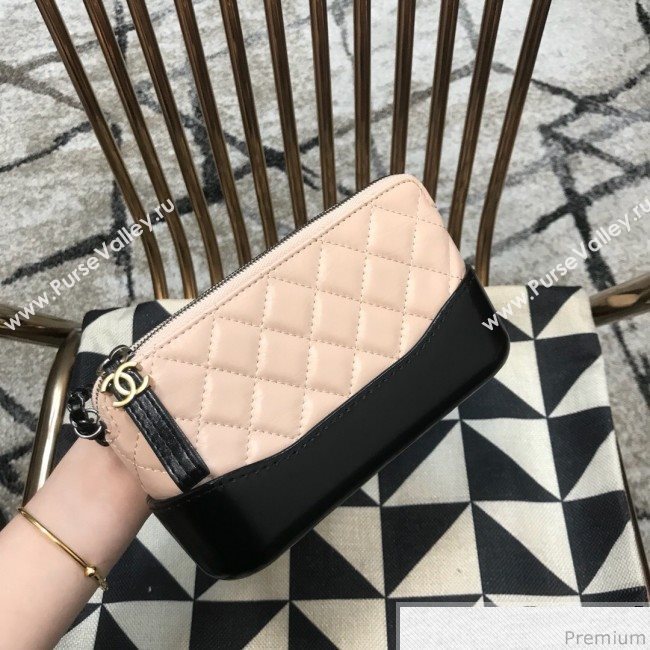 Chanel Gabrielle Clutch on Chain/Mini Bag A94505 Pink/Black 2019 (JDH-9032509)