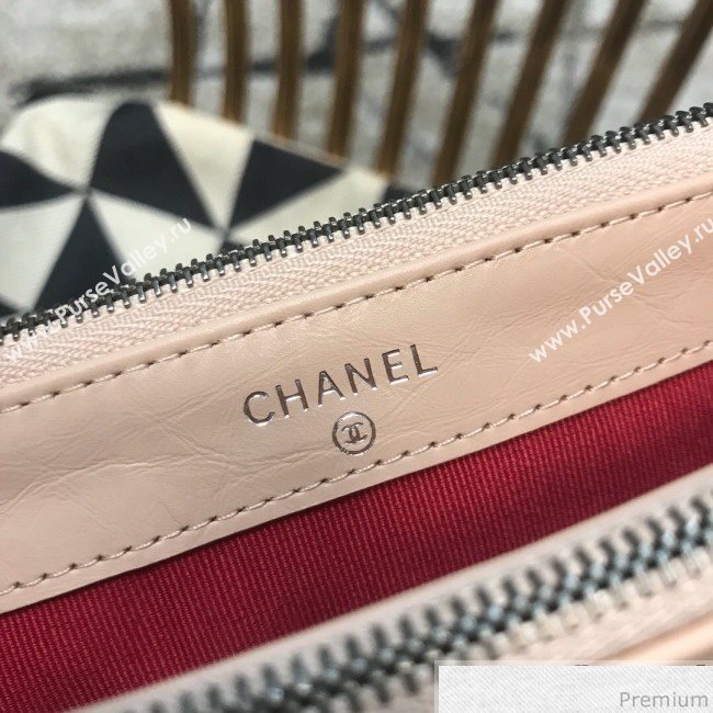 Chanel Gabrielle Clutch on Chain/Mini Bag A94505 Pink/Black 2019 (JDH-9032509)