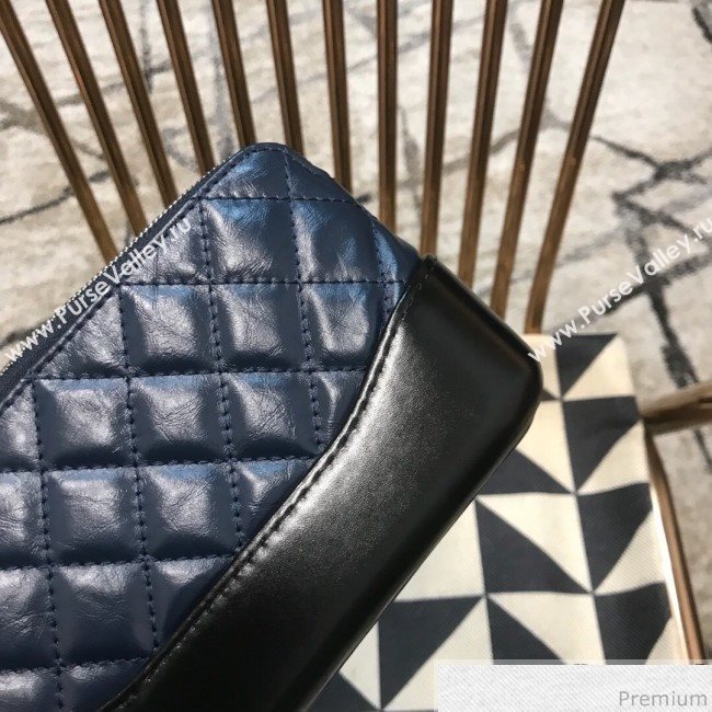 Chanel Gabrielle Clutch on Chain/Mini Bag A94505 Dark Blue/Black 2019 (JDH-9032510)