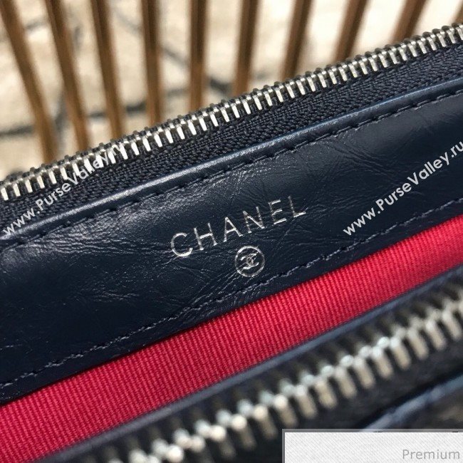 Chanel Gabrielle Clutch on Chain/Mini Bag A94505 Dark Blue/Black 2019 (JDH-9032510)