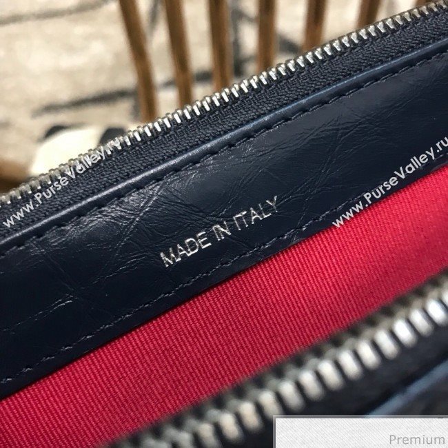 Chanel Gabrielle Clutch on Chain/Mini Bag A94505 Dark Blue/Black 2019 (JDH-9032510)