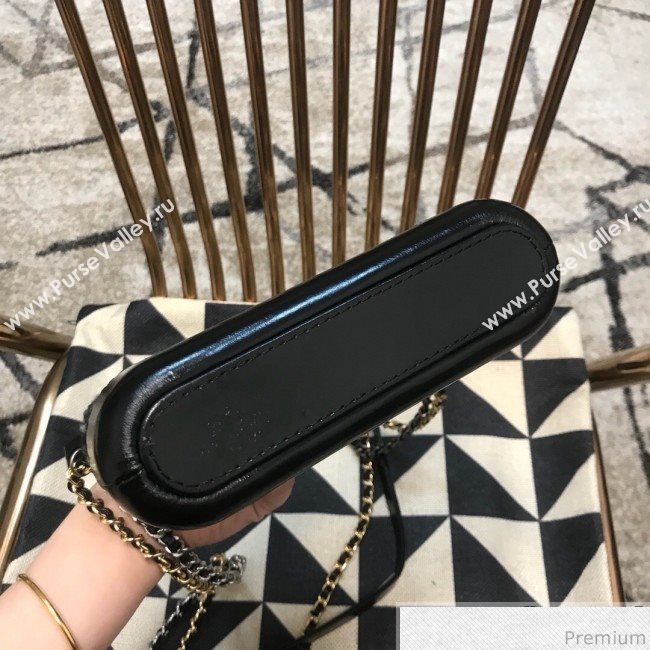 Chanel Gabrielle Clutch on Chain/Mini Bag A94505 Black/White Tweed 2019 (JDH-9032515)