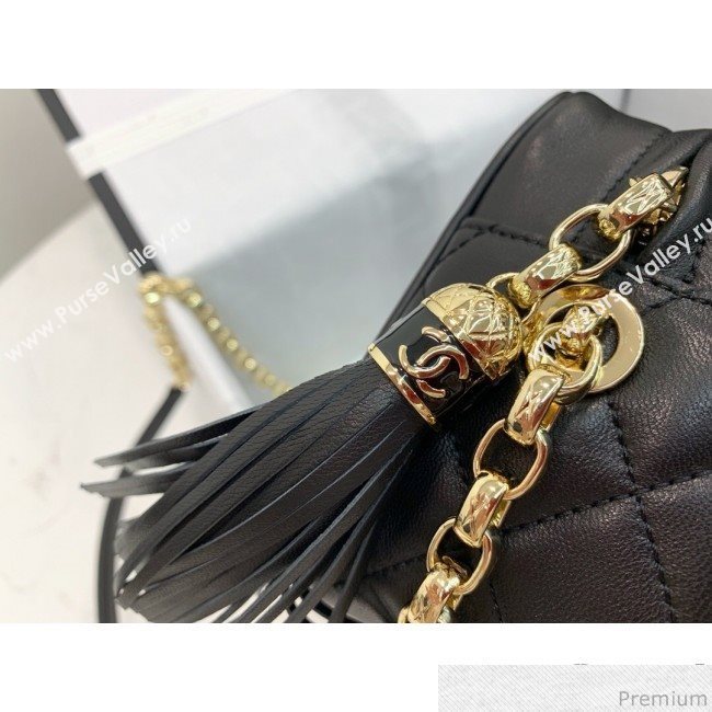 Chanel Lambskin Tassel Camera Case AS0001 Black 2019 (PPP-9032520)