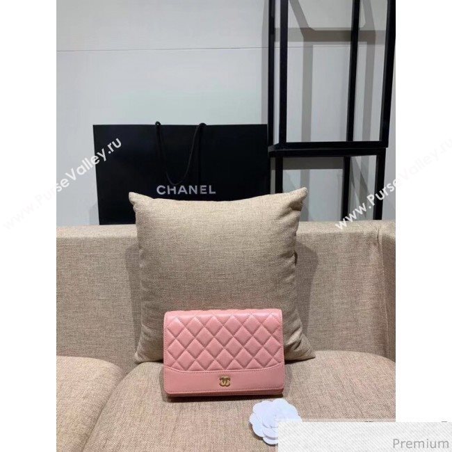 Chanel Wallet on Chain A88615 Pink (XIN-9032604)