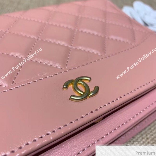 Chanel Wallet on Chain A88615 Pink (XIN-9032604)