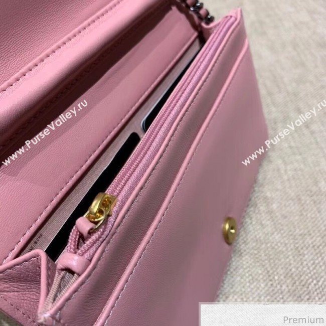 Chanel Wallet on Chain A88615 Pink (XIN-9032604)