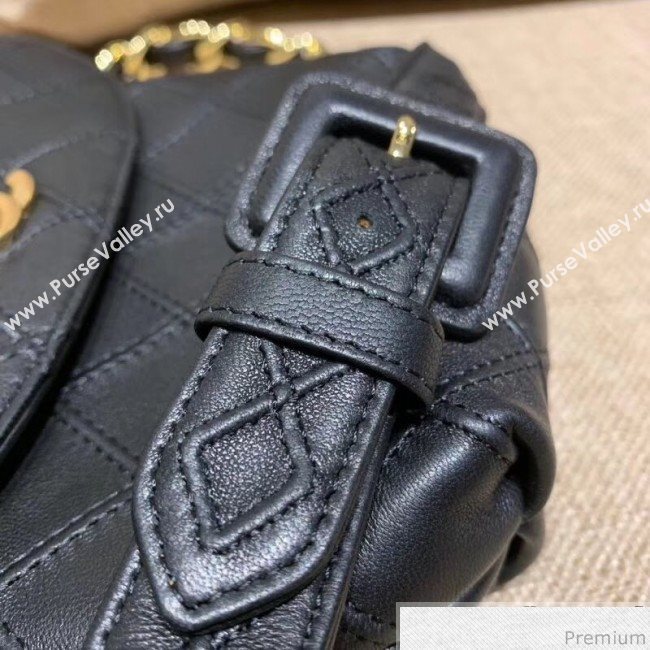 Chanel Vintage Waist/Belt Bag A80063 Black (XIN-9032605)