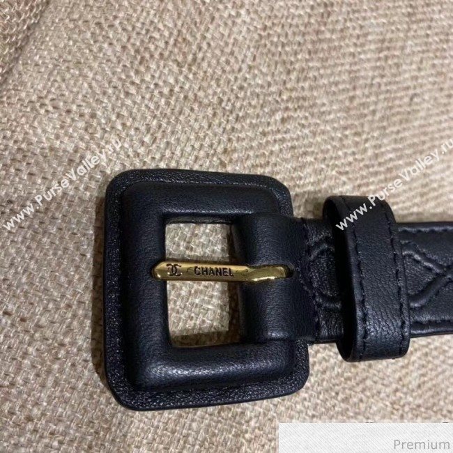 Chanel Vintage Waist/Belt Bag A80063 Black (XIN-9032605)