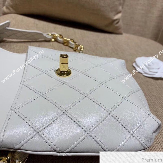 Chanel Vintage Waist/Belt Bag A80063 White (XIN-9032607)