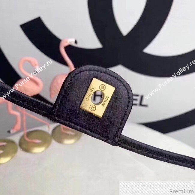 Chanel PVC Pearl Flap Bag Black/Transparent 2019 (XXY-9032614)