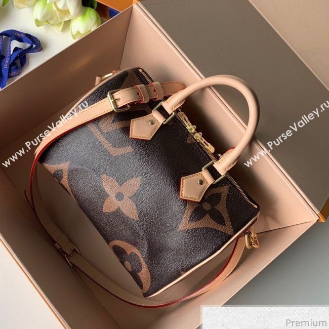Louis Vuitton Speedy 25 in Monogram Canvas M41113 Beige/Coffee 2019 (KD-9032201)