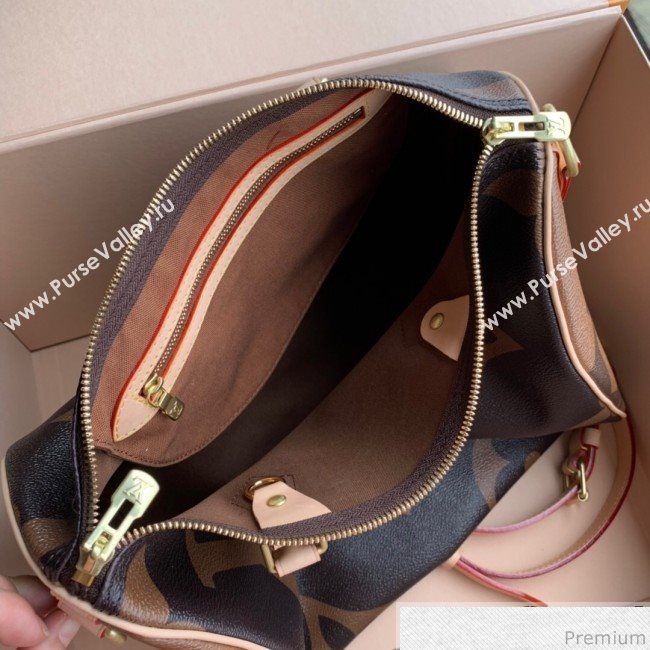 Louis Vuitton Speedy 25 in Monogram Canvas M41113 Beige/Coffee 2019 (KD-9032201)