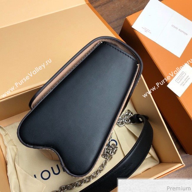 Louis Vuitton Twist Denim MM Chain Bag M50280 Pink 2019 (LVSJ-9032203)