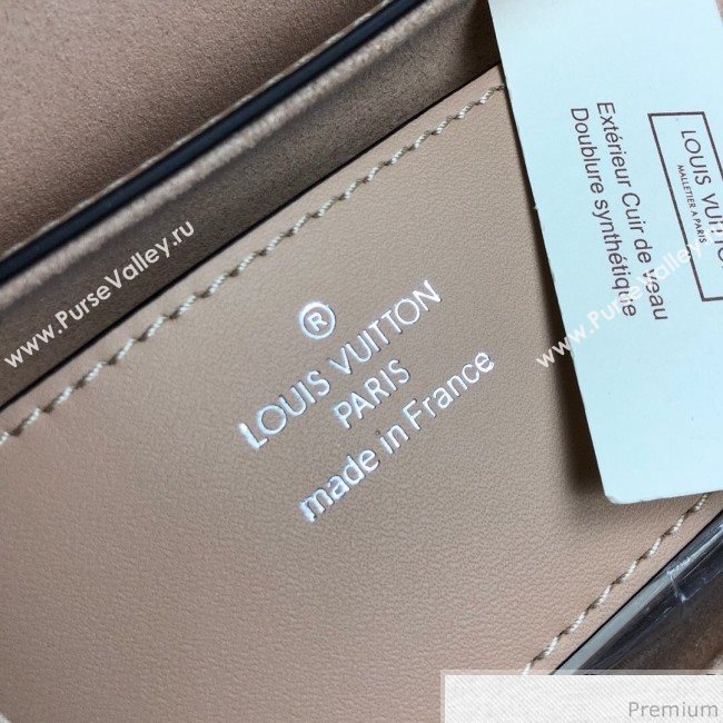 Louis Vuitton Twist Denim MM Chain Bag M50280 Pink 2019 (LVSJ-9032203)