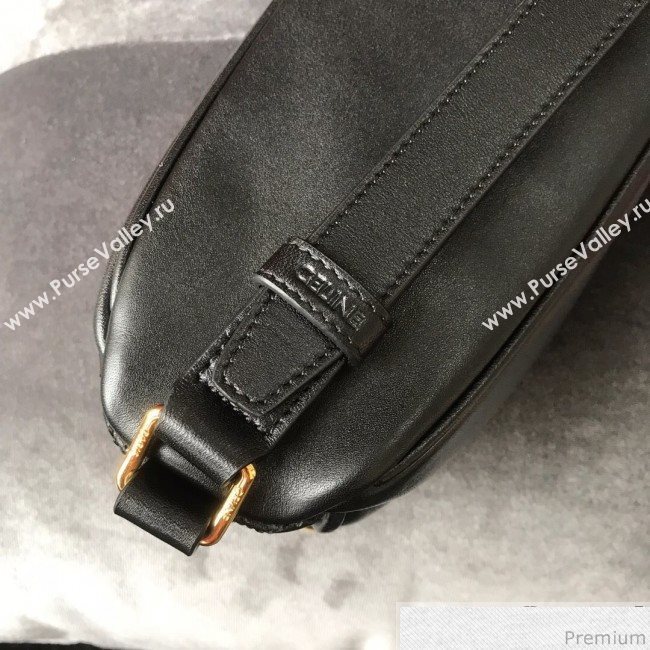Celine Small Belt Bag C Charm in Quilted Calfskin 188153 Black 2019 (JDP-9032715)