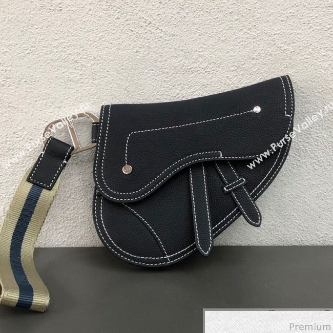 Dior Saddle Leather Clutch Dark Blue (WEIP-9032723)