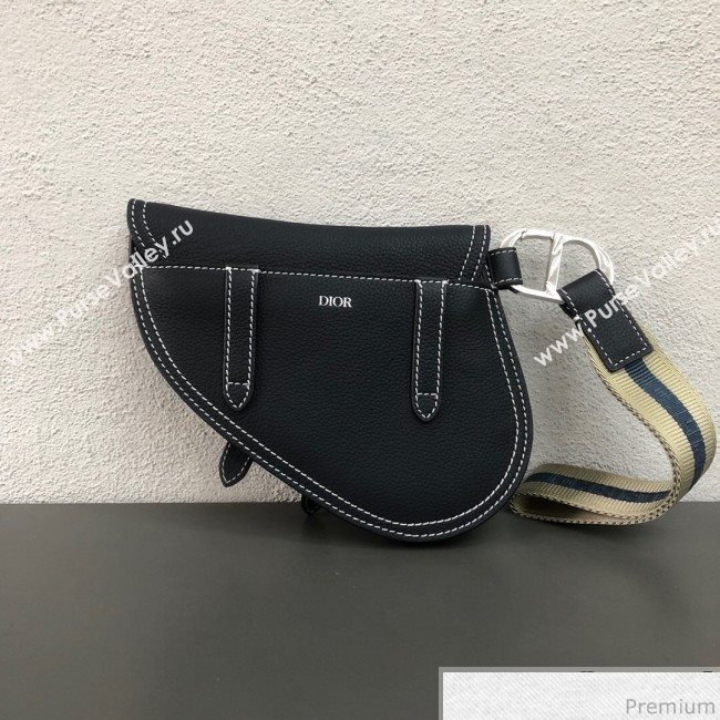 Dior Saddle Leather Clutch Dark Blue (WEIP-9032723)