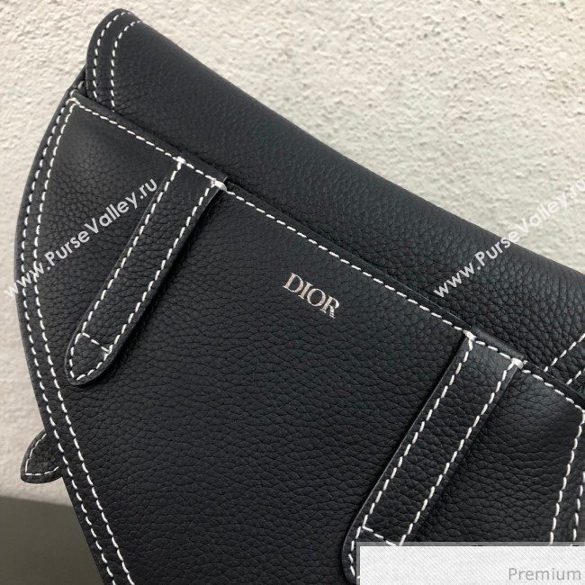 Dior Saddle Leather Clutch Dark Blue (WEIP-9032723)