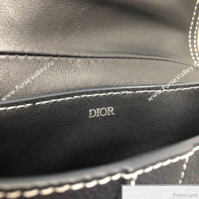 Dior Saddle Leather Clutch Dark Blue (WEIP-9032723)