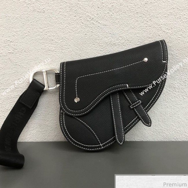 Dior Saddle Leather Clutch Black (WEIP-9032722)