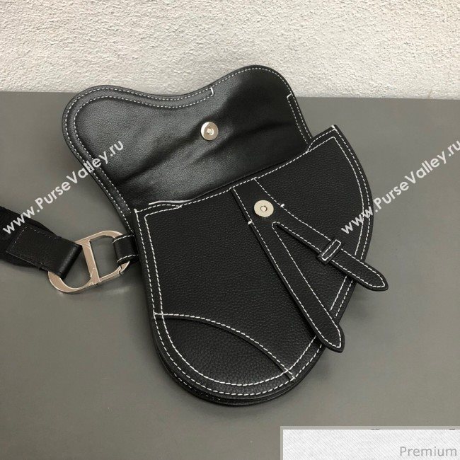 Dior Saddle Leather Clutch Black (WEIP-9032722)