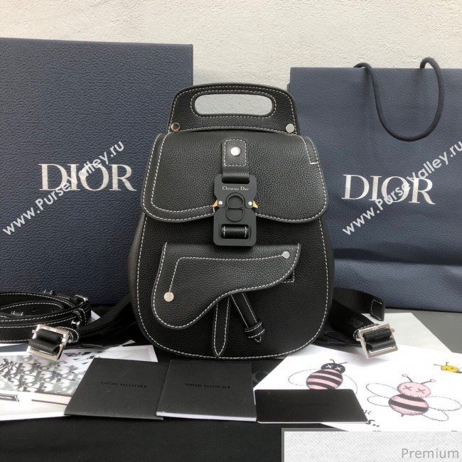 Dior Mens Small Saddle Homme Backpack Black 2019 (WEIP-9032726)