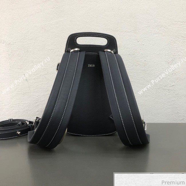 Dior Mens Small Saddle Homme Backpack Dark Blue 2019 (WEIP-9032727)