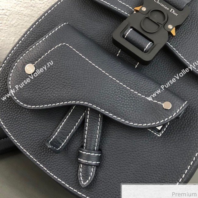 Dior Mens Small Saddle Homme Backpack Dark Blue 2019 (WEIP-9032727)