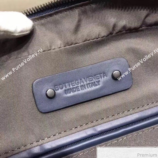 Bottega Veneta Mens Briefcase in Intreccio Nappa Blue 2019 (MISU-9032739)