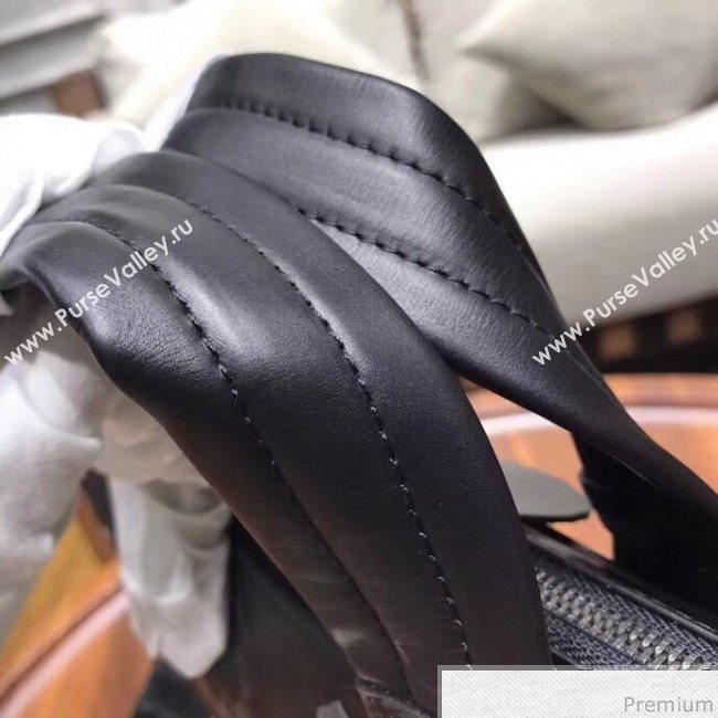 Bottega Veneta Mens Briefcase in Intreccio Nappa Black 2019 (MISU-9032740)