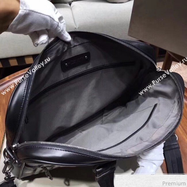 Bottega Veneta Mens Briefcase in Intreccio Nappa Black 2019 (MISU-9032740)