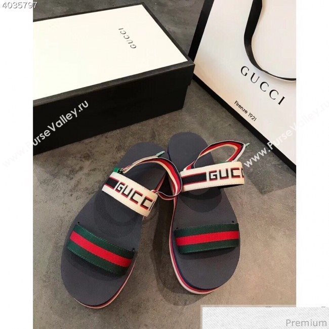 Gucci Platform Flat Sandals Multicolor 2019 (EM-9032805)