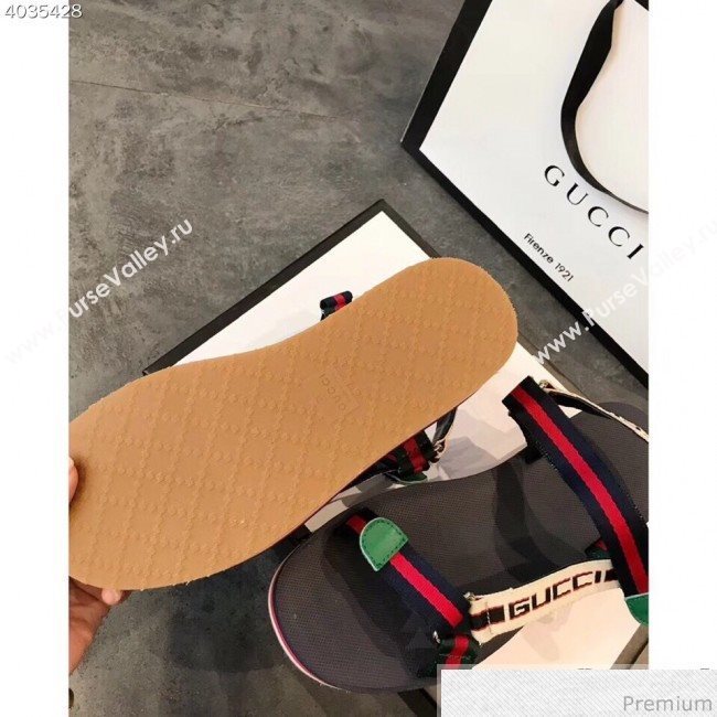 Gucci Multicolor Platform Flat Sandals 2019 (EM-9032806)