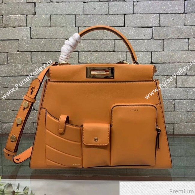 Fendi Peekaboo Mini Pocket Orange 2019 (AFEI-9032620)