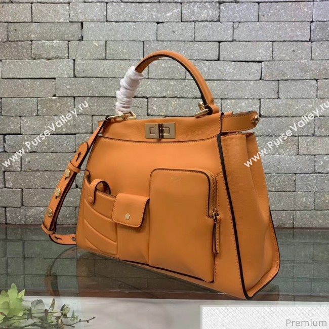 Fendi Peekaboo Mini Pocket Orange 2019 (AFEI-9032620)