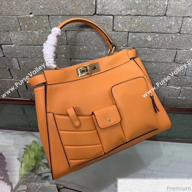 Fendi Peekaboo Mini Pocket Orange 2019 (AFEI-9032620)
