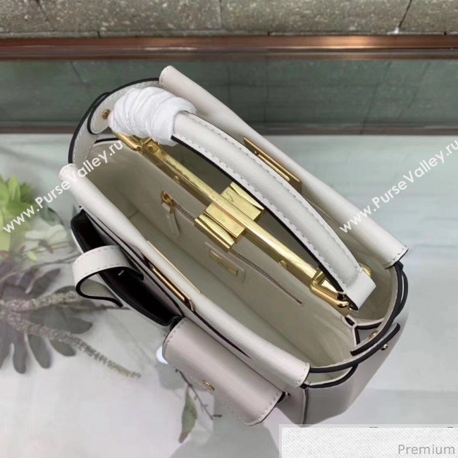 Fendi Peekaboo Mini Pocket White 2019 (AFEI-9032621)