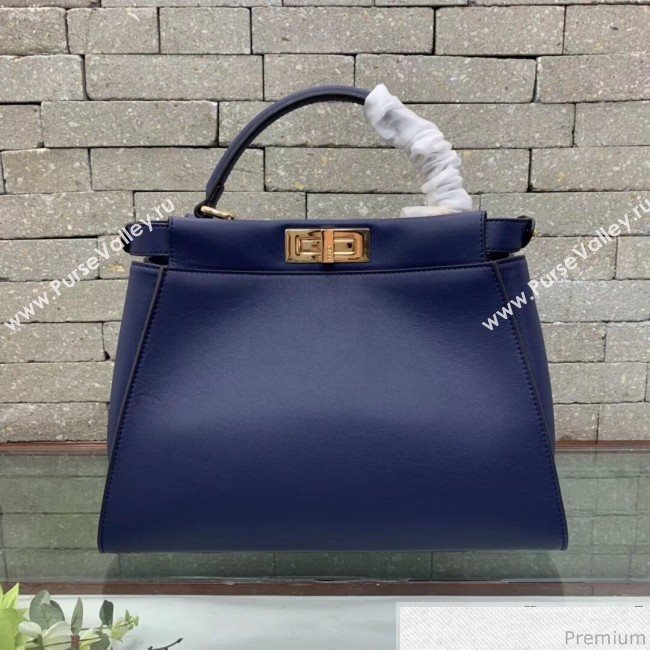 Fendi Peekaboo Regular Pocket Blue 2019 (AFEI-9032626)