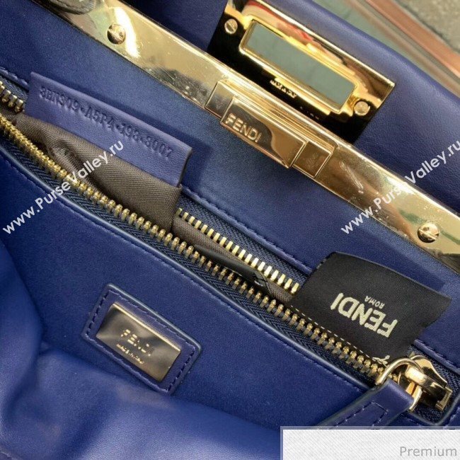 Fendi Peekaboo Regular Pocket Blue 2019 (AFEI-9032626)