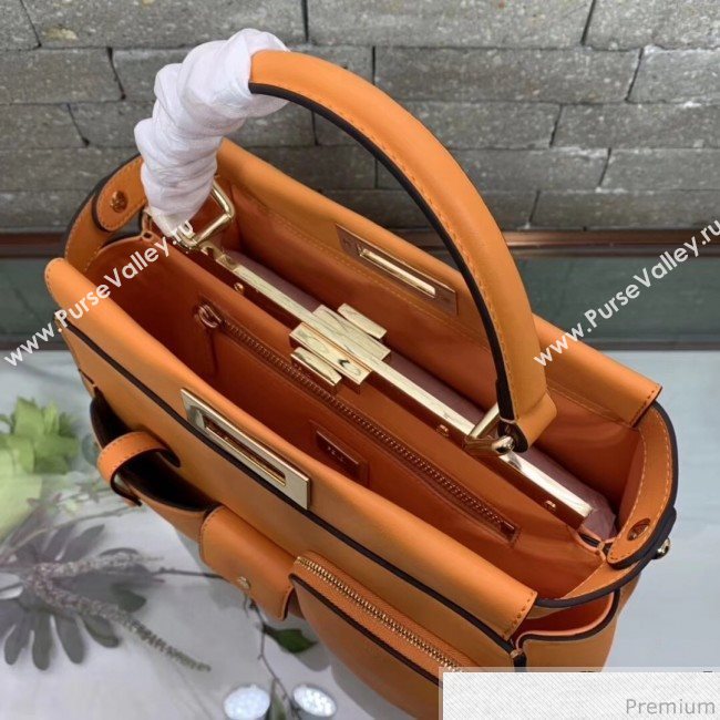 Fendi Peekaboo Regular Pocket Orange 2019 (AFEI-9032623)