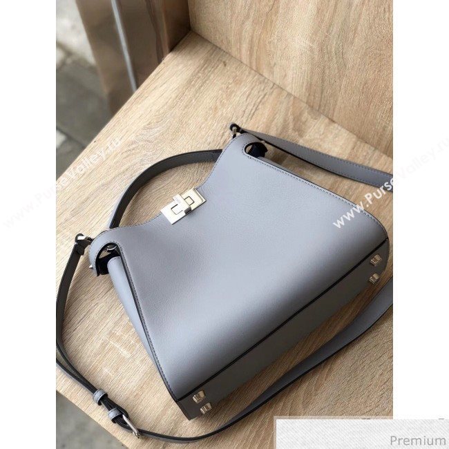 Fendi Peekaboo Essentially 27cm Light Blue 2019 (SUSU-9032629)