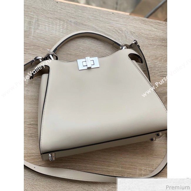 Fendi Peekaboo Essentially 27cm Light Beige 2019 (SUSU-9032630)